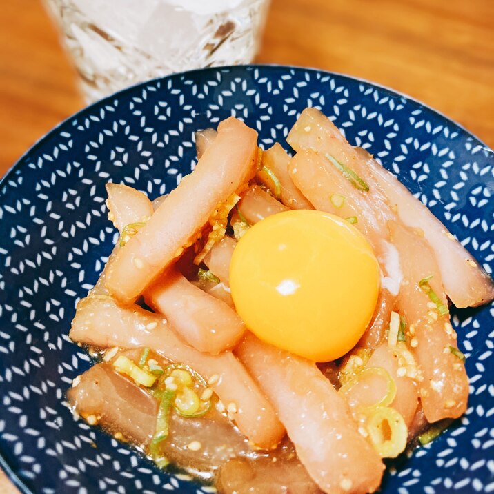 おつまみにぴったり びんちょうまぐろのユッケ レシピ 作り方 By Chinmai 楽天レシピ おつまみにぴったり びんちょうまぐろのユッケ レシピ 作り方 By Chinmai 楽天レシピ
